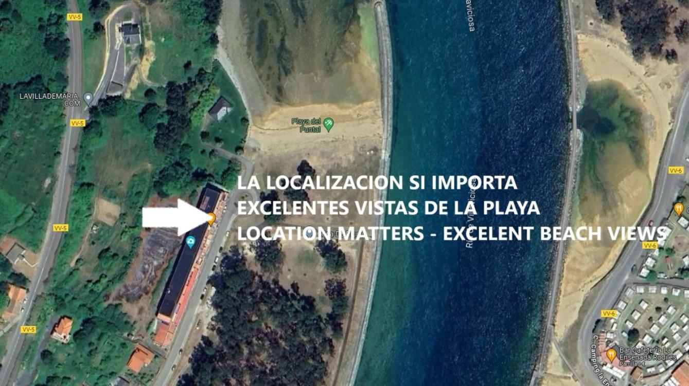 Playa Del Puntal Villaviciosa Asturias Lujo Primera Linea Playa Villaviciosa (Asturias) Exterior foto